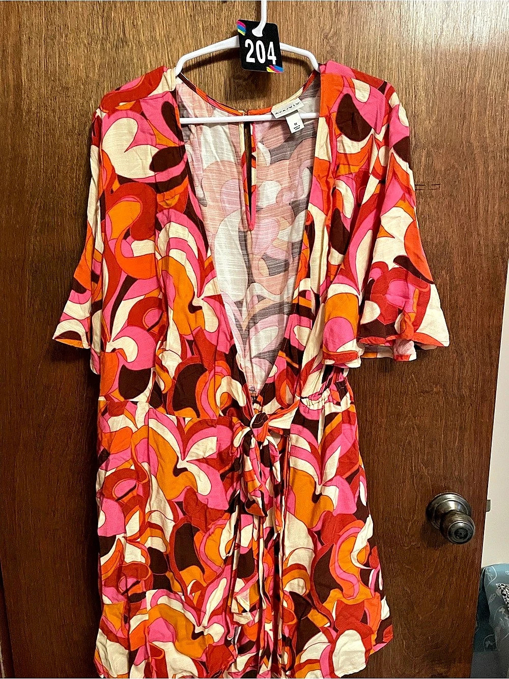 Moyna Abstract Print Cover Up  Size 1X Like New